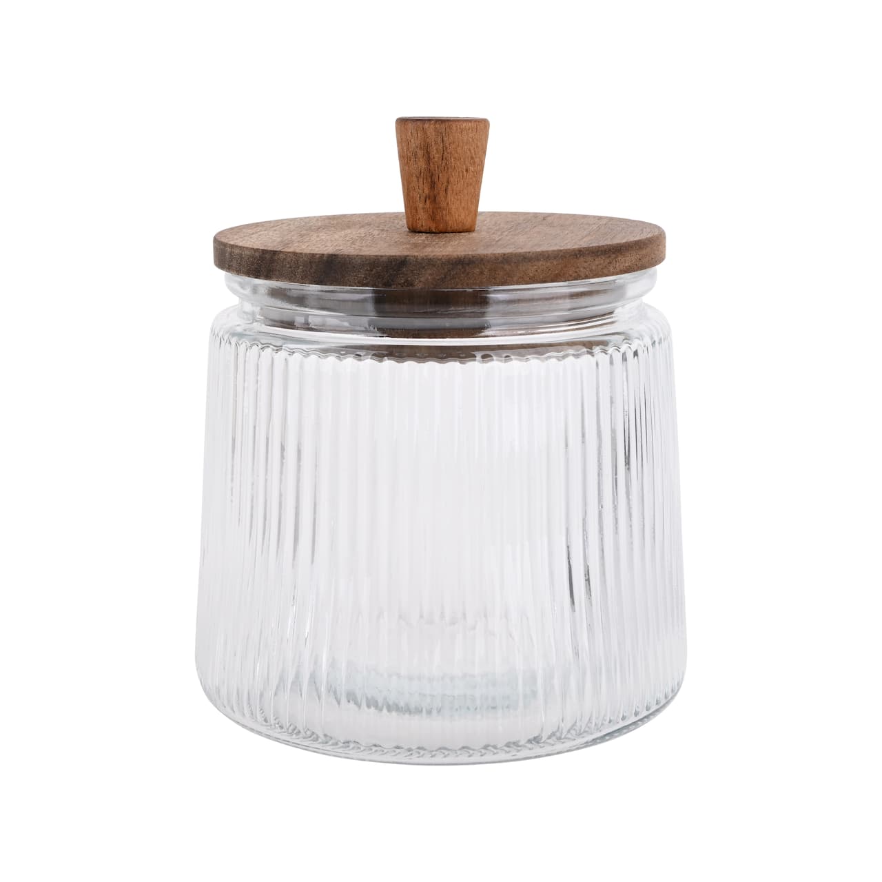Ribbed Glass Jar with Lid by Ashland®